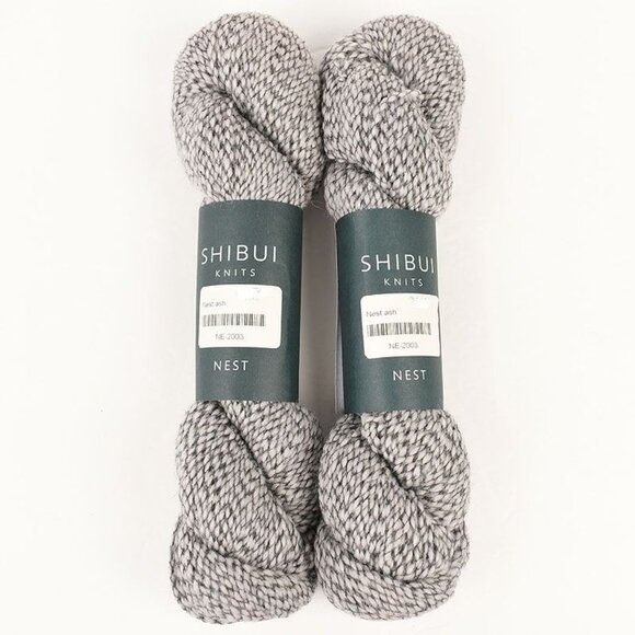 Shibui Knits Nest Yarn DK Weight 2 Skeins Fine Highland Wool Alpaca Ash Color - Picture 1 of 3